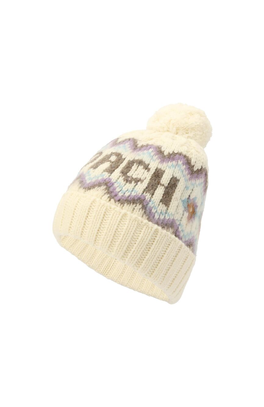 7049 Jumbo Signature C Knit Beanie, Chalk Multi